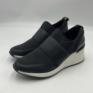 Aldo Allie Black Slip On Sneakers